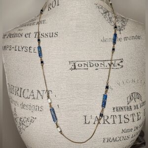 vintage handmade cloisine necklace